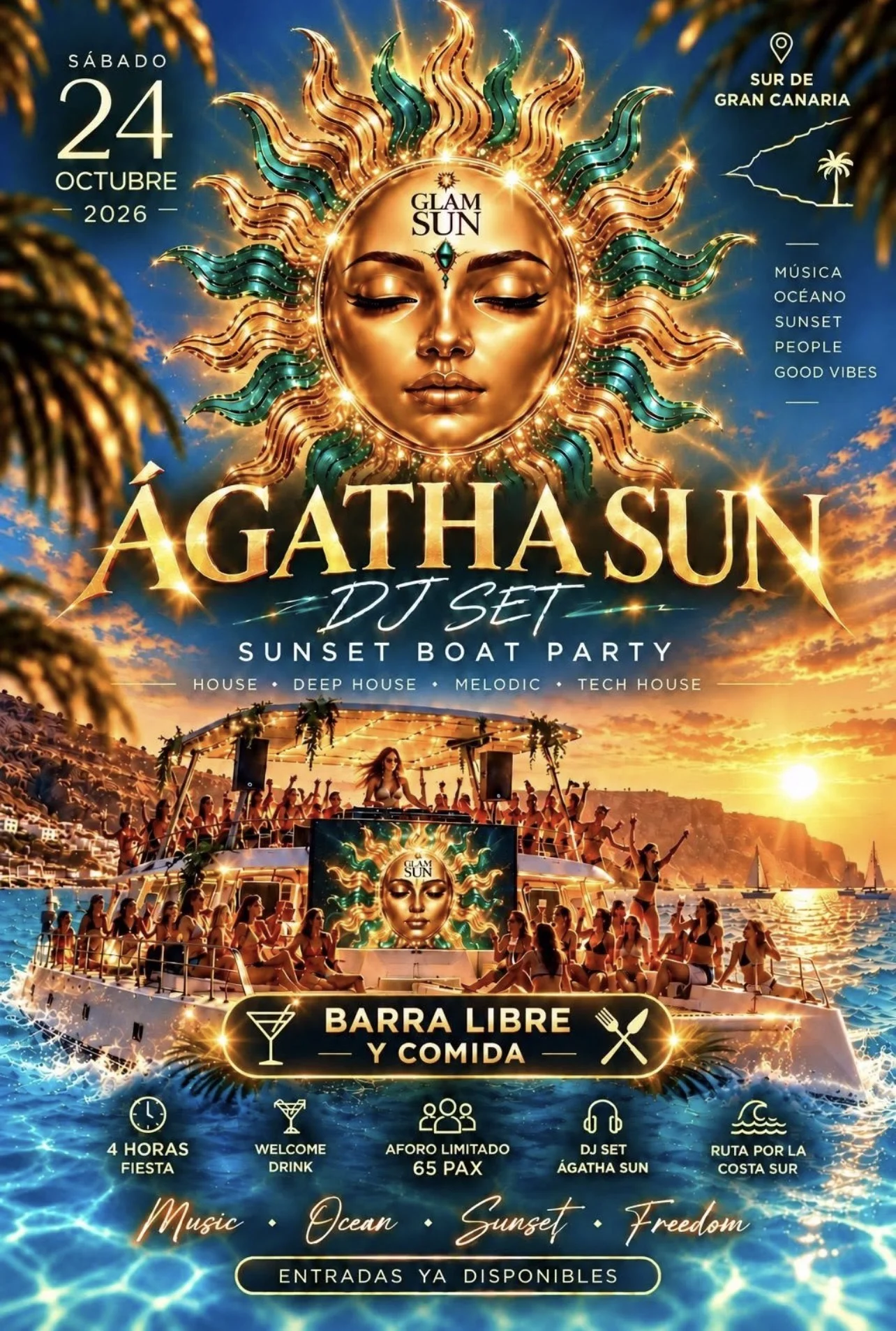 Sunset Boat Party · South of Gran Canaria