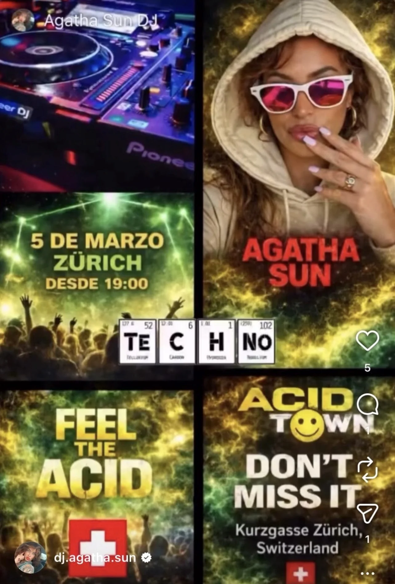 Acid Techno @ Zürich · Agatha Sun