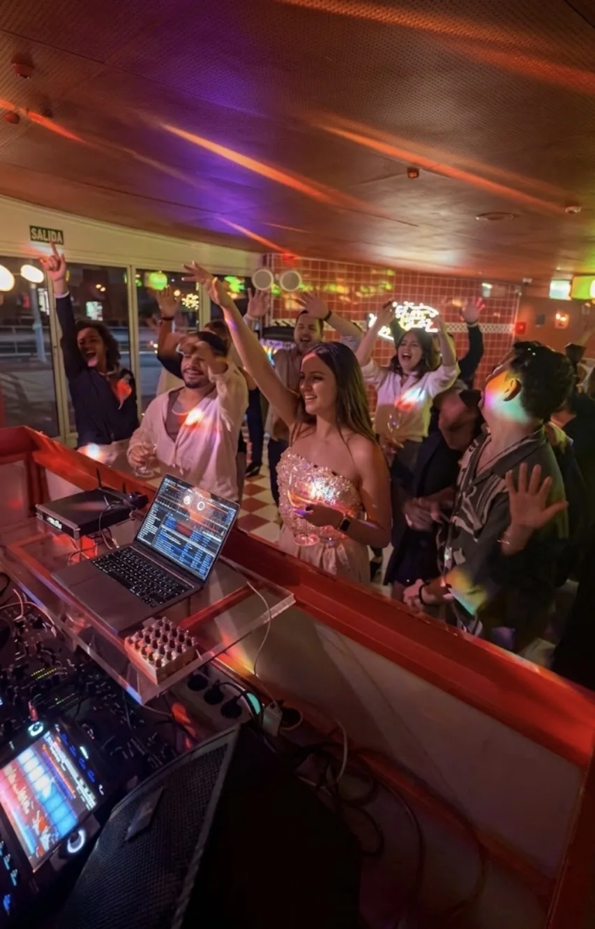 Glam Sun Party DJ Booth